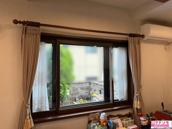 神戸市垂水区　テレワーク時代になって気づいた窓の寒さや騒音問題を内窓で解消★～先進的窓リノベ2023活用～