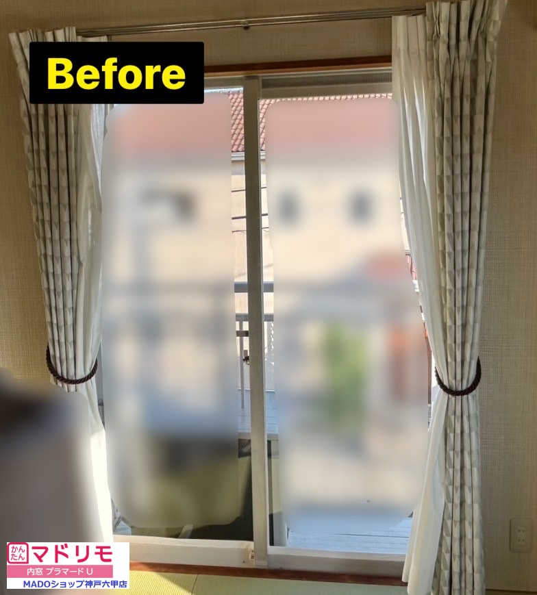 和室南の窓<br />
<br />
中サイズ(窓面積1.6㎡以上2.8㎡未満)