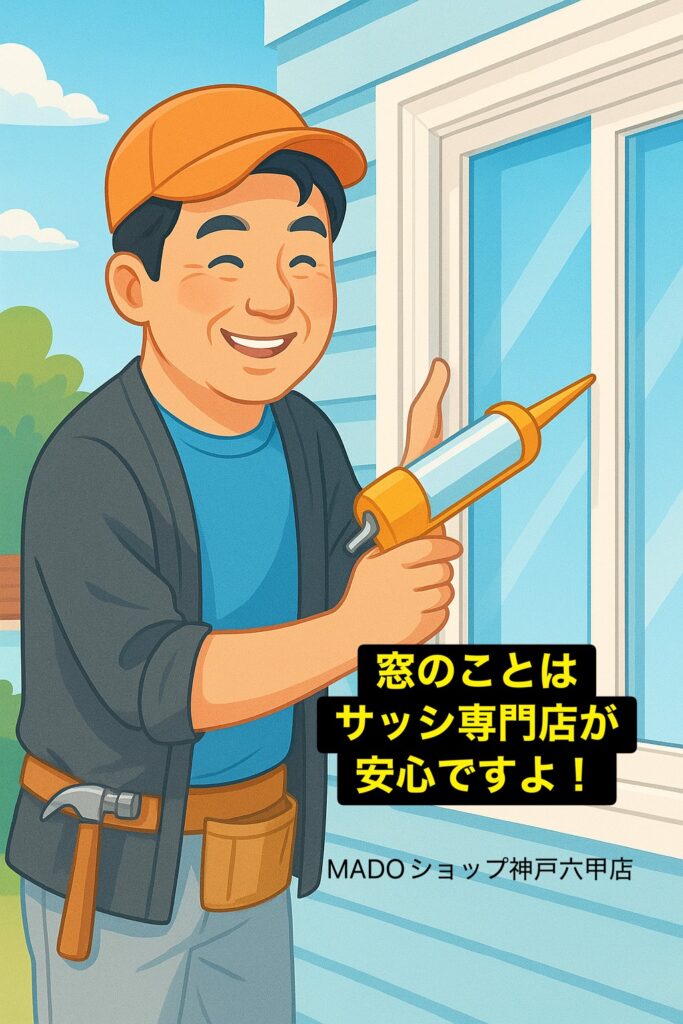 MADOショップ神戸六甲店は「サッシ専門店」。<br />
<br />
窓。ドア。浴室ドア、勝手口、網戸、ドアクローザーなどなど簡単な施工からちょっと難しい施工まで、しっかり請け負います✊