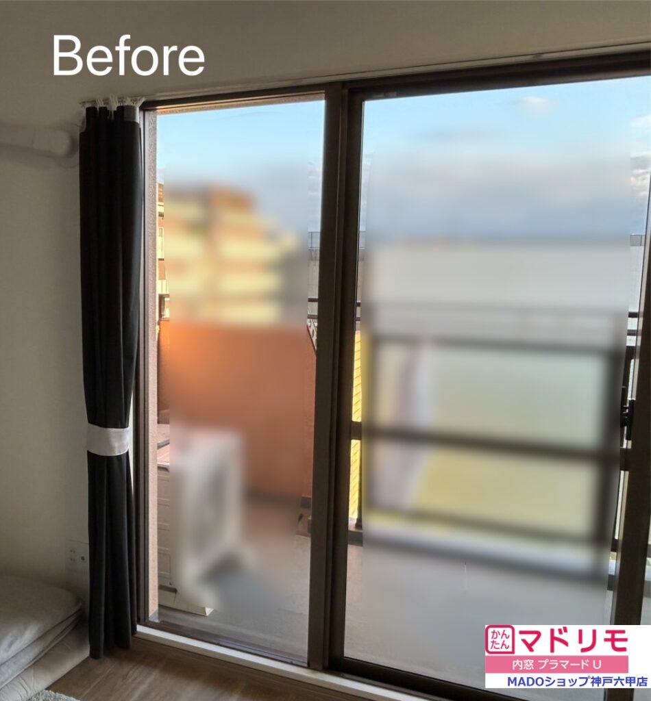 リビングの窓①<br />
<br />
小サイズ(0.2㎡以上1.6㎡未満)