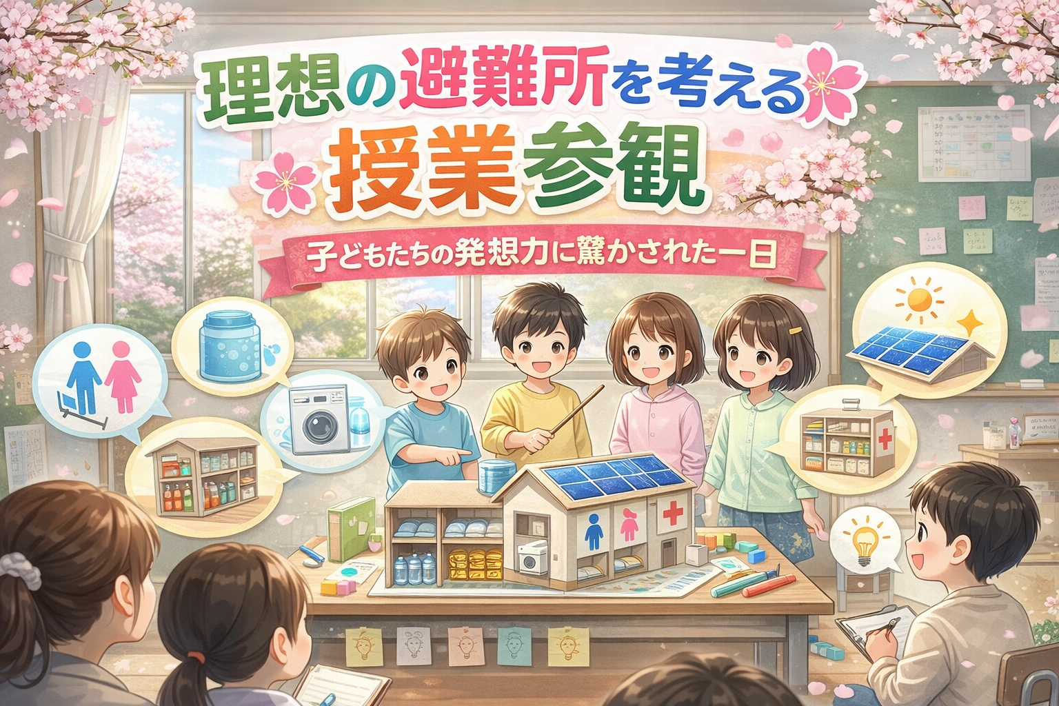 理想の避難所に学ぶ、子どもたちの発👦👧