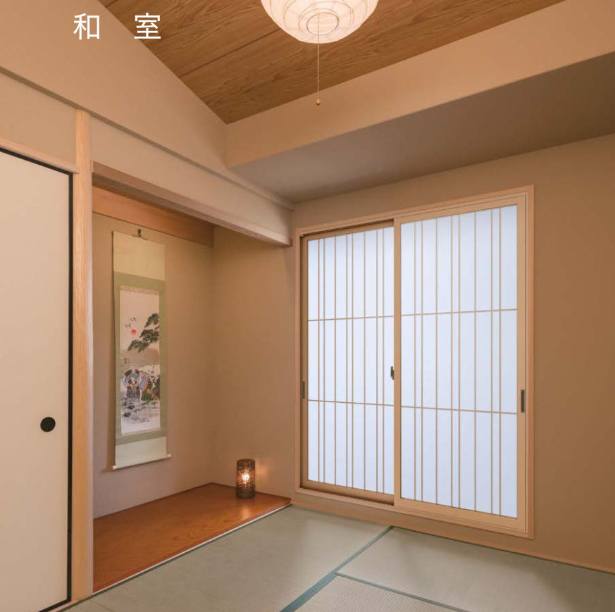 和室用の内窓の例