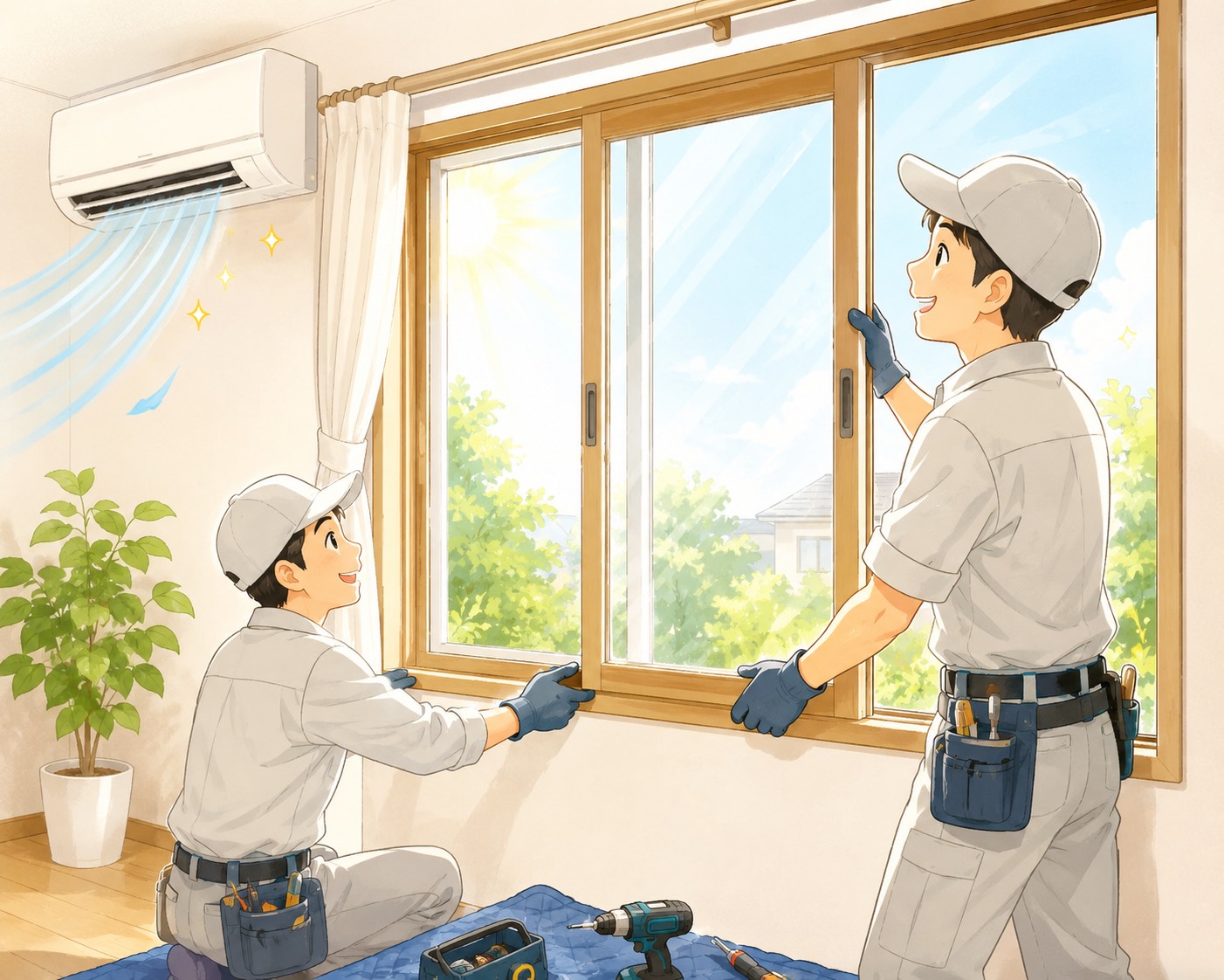 🌞夏の現地調査・施工時のお願い｜空調へのご協力をお願いいたします！