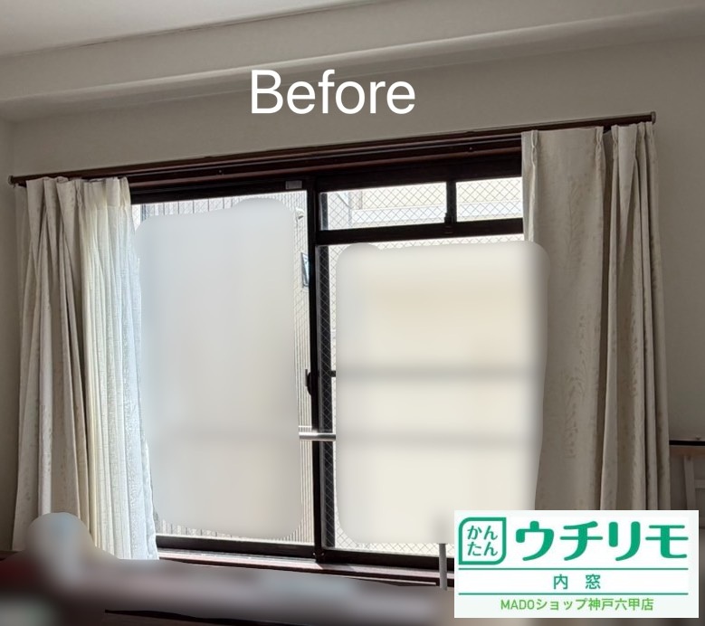 洋室③　西の窓<br />
<br />
中サイズ(1.6㎡以上2.8㎡未満)