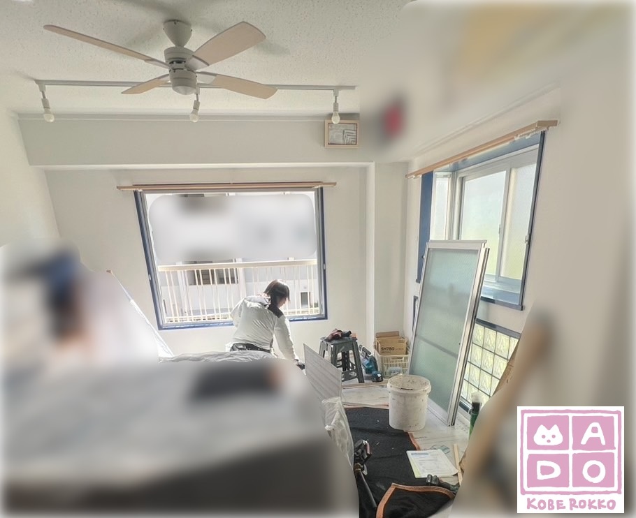 神戸市灘区　こんな施工もOK👍割れた窓をまるごと交換！YKK AP「エクシマ31」の施工事例♪